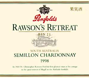 Rawson's Retreat Bin 21 Semillon Chardonnay