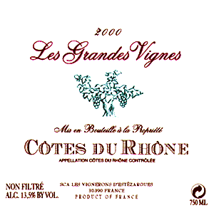 Côtes du Rhône Les Grandes Vignes
