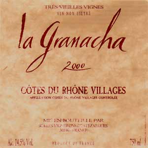 Côtes du Rhône Villages La Granacha