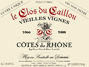 Côtes du Rhône Vieilles Vignes Cuvée Unique
