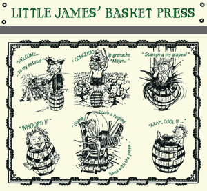 Little James' Basket Press White
