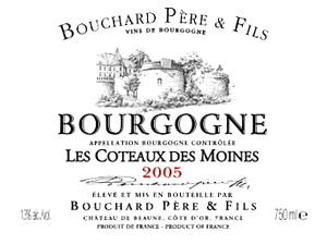 Bourgogne Les Coteaux des Moines