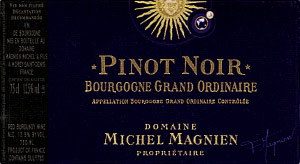 Bourgogne Grand Ordinaire Pinot Noir