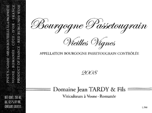 Bourgogne Passetougrain Vieilles Vignes