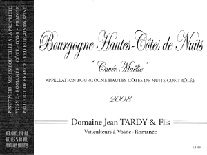 Bourgogne Hautes-Côtes de Nuits Cuvée Maëlie