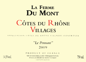 Côtes du Rhône Villages Le Ponnant