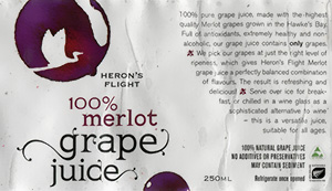 Single Vineyard Merlot Grape Juice