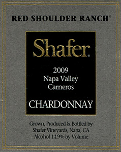 Shafer Napa Valley Carneros Red Shoulder Ranch Chardonnay