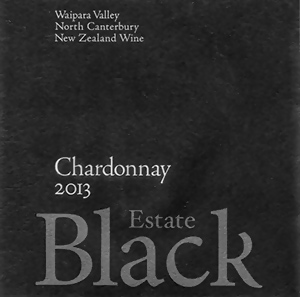 Black Estate Waipara Valley North Canterbury Chardonnay