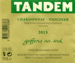 Vaucluse Tandem Chardonnay - Viognier