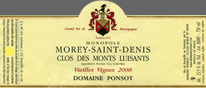 Morey-Saint-Denis Premier Cru　Clos des Monts Luisants Vieilles Vignes