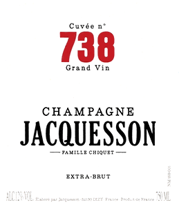 Jacquesson Cuvée n° 738 Extra-Brut