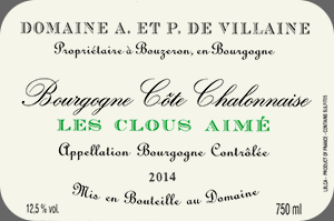 Bourgogne Côte Chalonnaise Les Clous