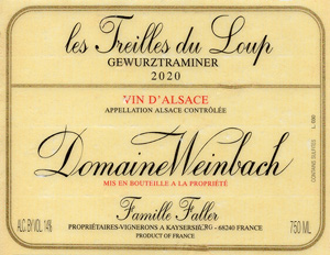 Vin d'Alsace Gewurztraminer Les Treilles du Loup