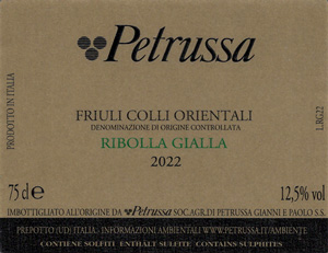 Friuli Colli Orientali Ribolla Gialla